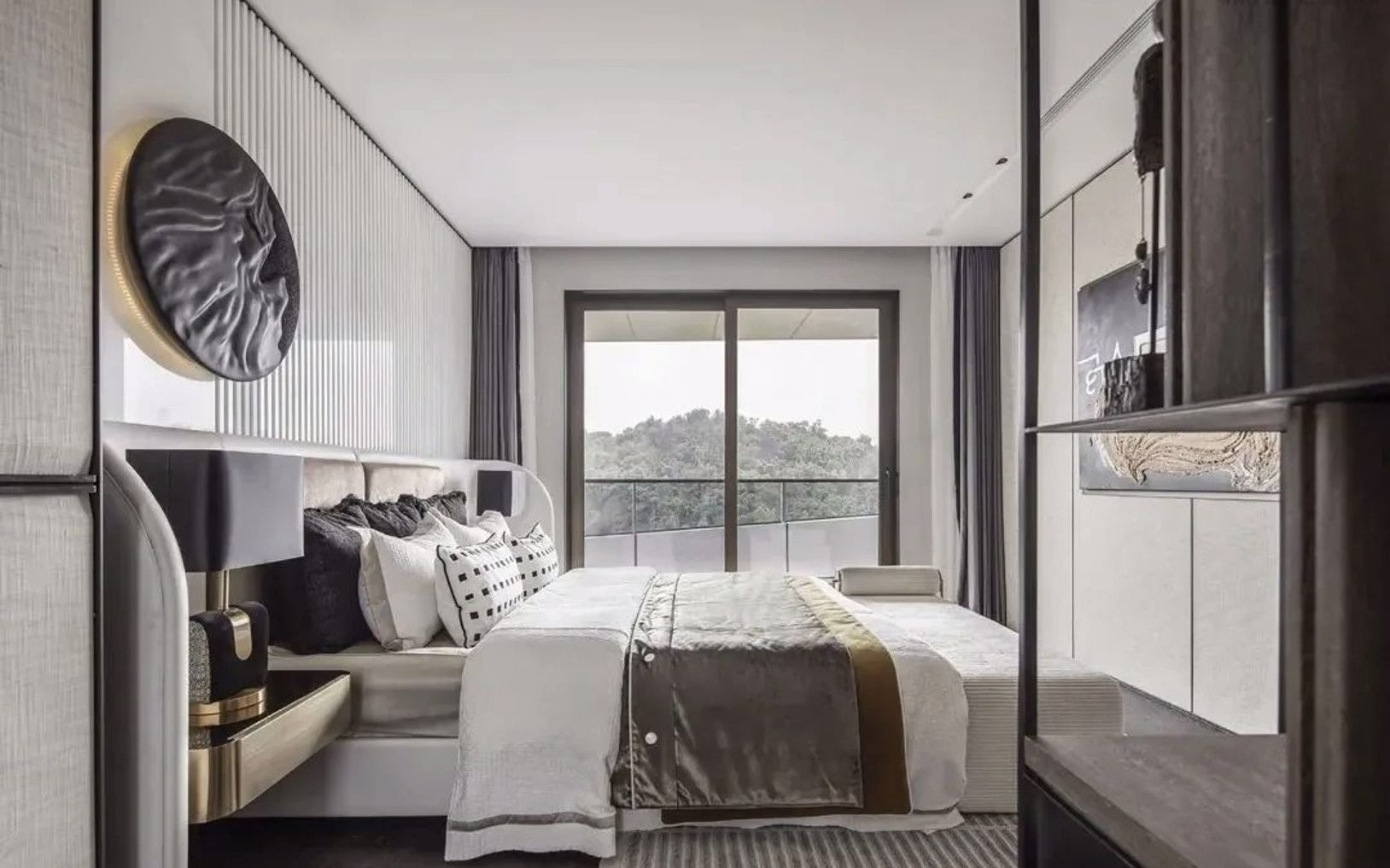 唐忠汉温州作品 #样板间案例 唐忠汉:重庆麓悦江城样板房 #知末网