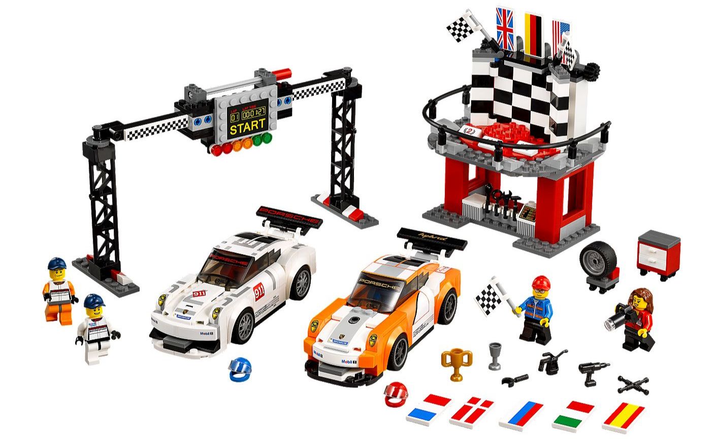 乐高lego75912speed超级赛车系列保时捷911gt终点线2015速拼评测