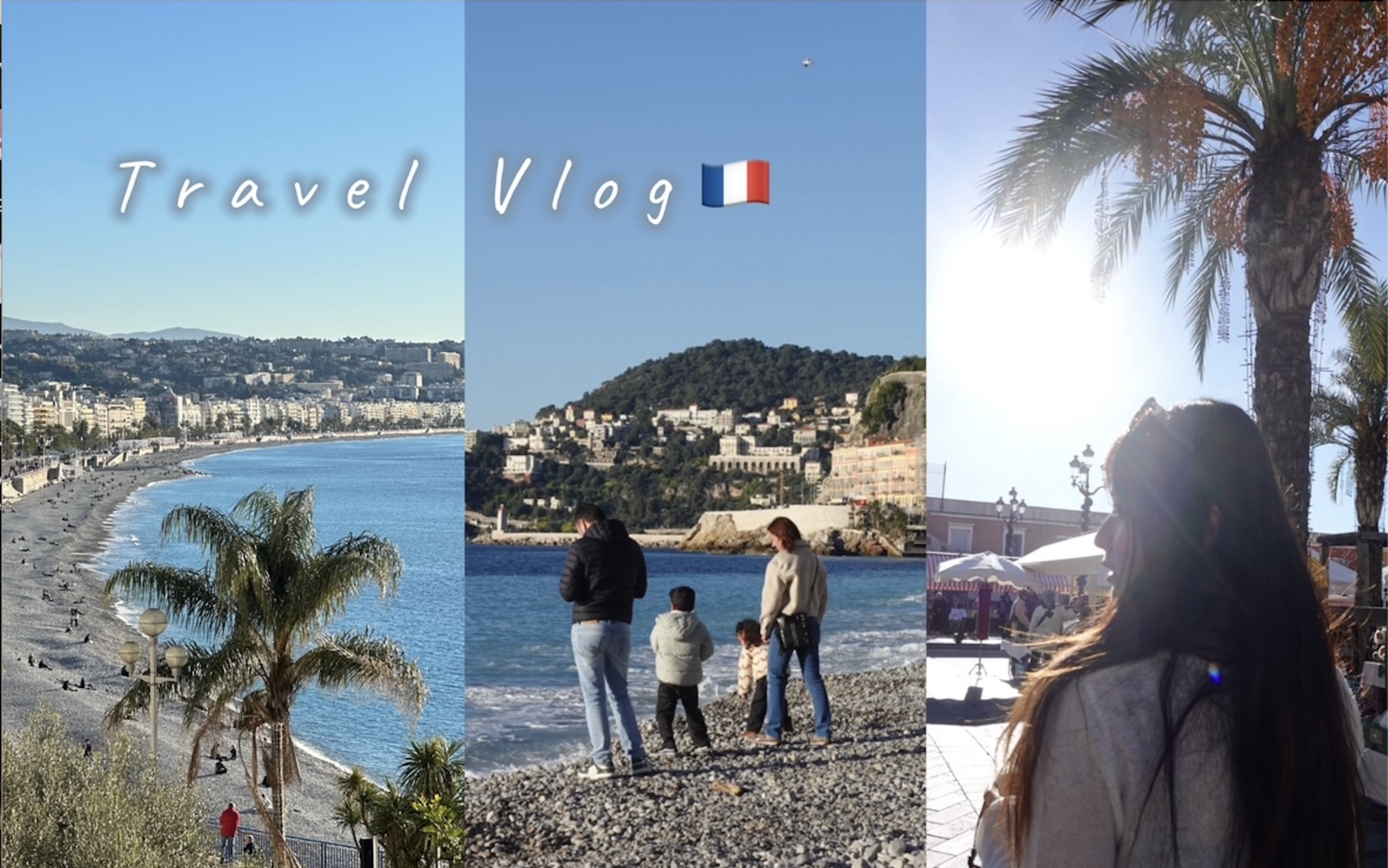 旅行Vlog*南法:冬天来尼斯看海/漫无目的晒太阳/高脚杯冰美式/海边绝美日落/打卡摩纳哥/慢节奏度假-twooneai-twooneai-哔 ...