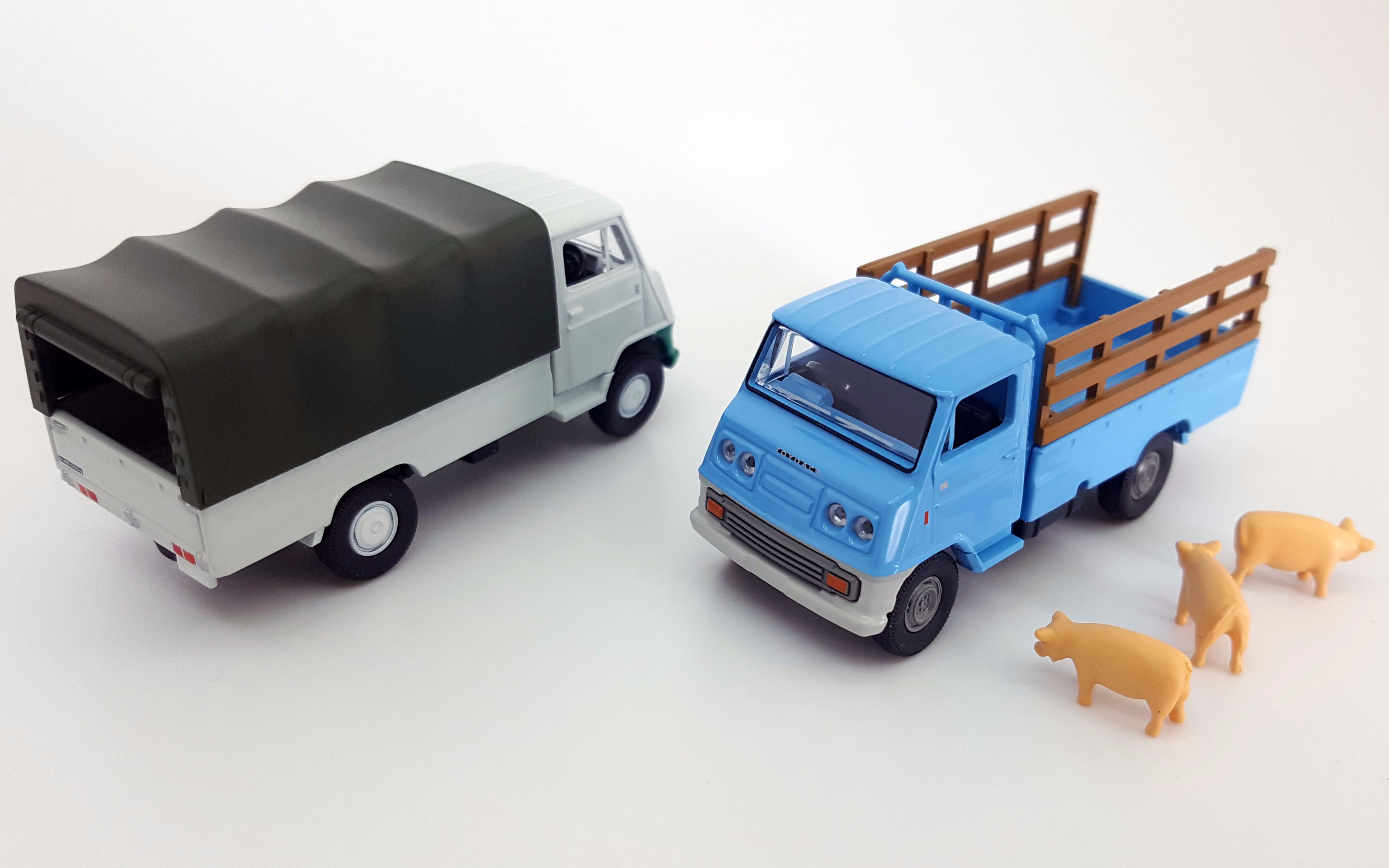 多美卡# tlv 丰田toyoace 猪猪运输车 #东知玩具