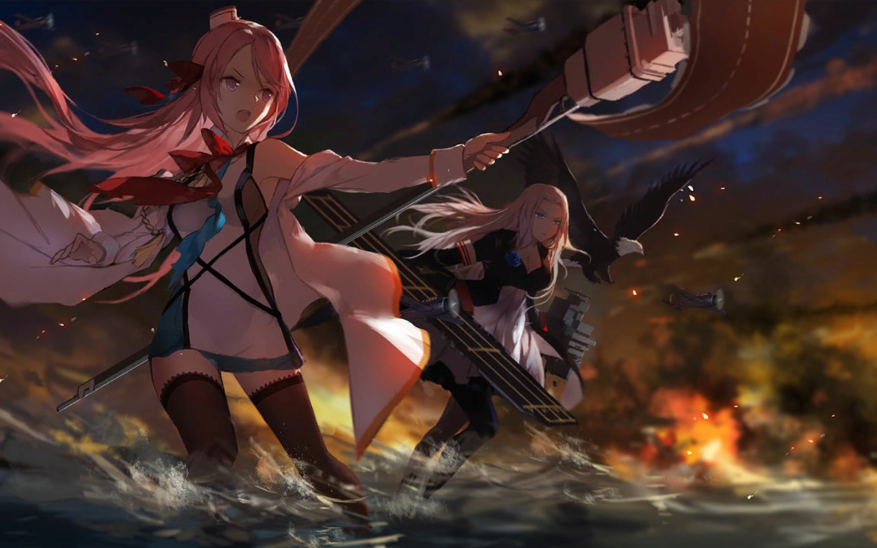 《碧蓝航线》【泪海之晓】剧情pv(同人自制剧情)_手机游戏热门视频