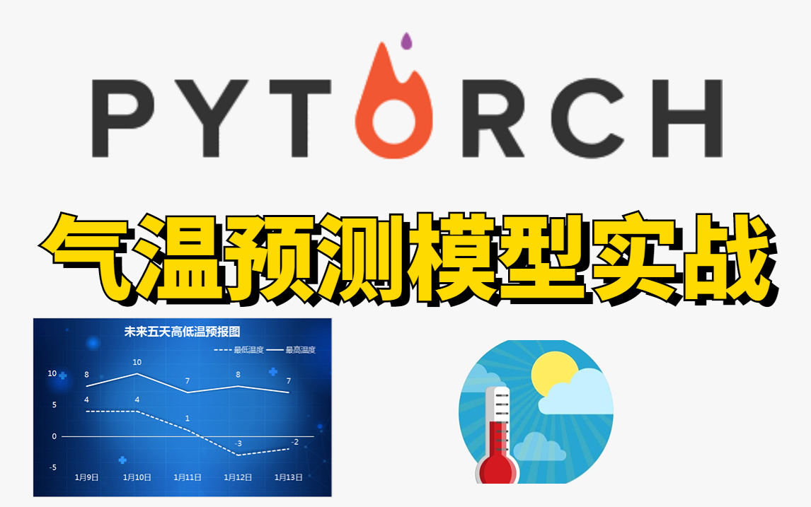 【Pytorch】一个小时带你玩转pytorch气温预测!赶紧收藏学习了!哔哩哔哩bilibili