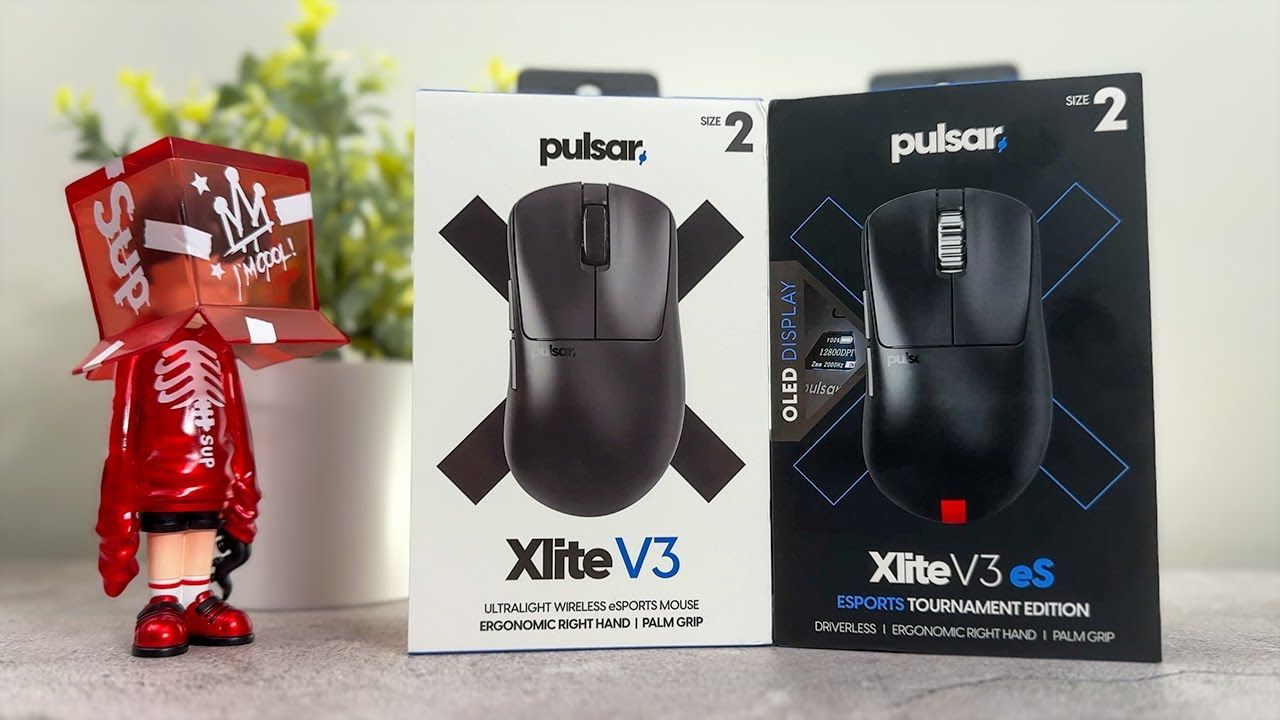 Pulsar Xlite V3 eS 和 Xlite V3 鼠标评测 Pulsar Xlite V3 eS & Xlite V3 Mouse Review哔哩哔哩bilibili