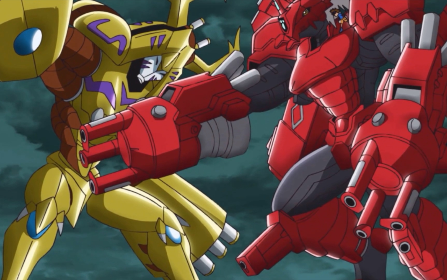 电光暴龙兽:我tm进化就不能有点排面吗?