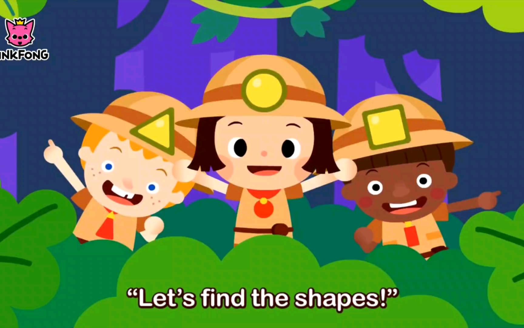 [图]Shapes in the Jungle Shape Songs PINKFONG Songs