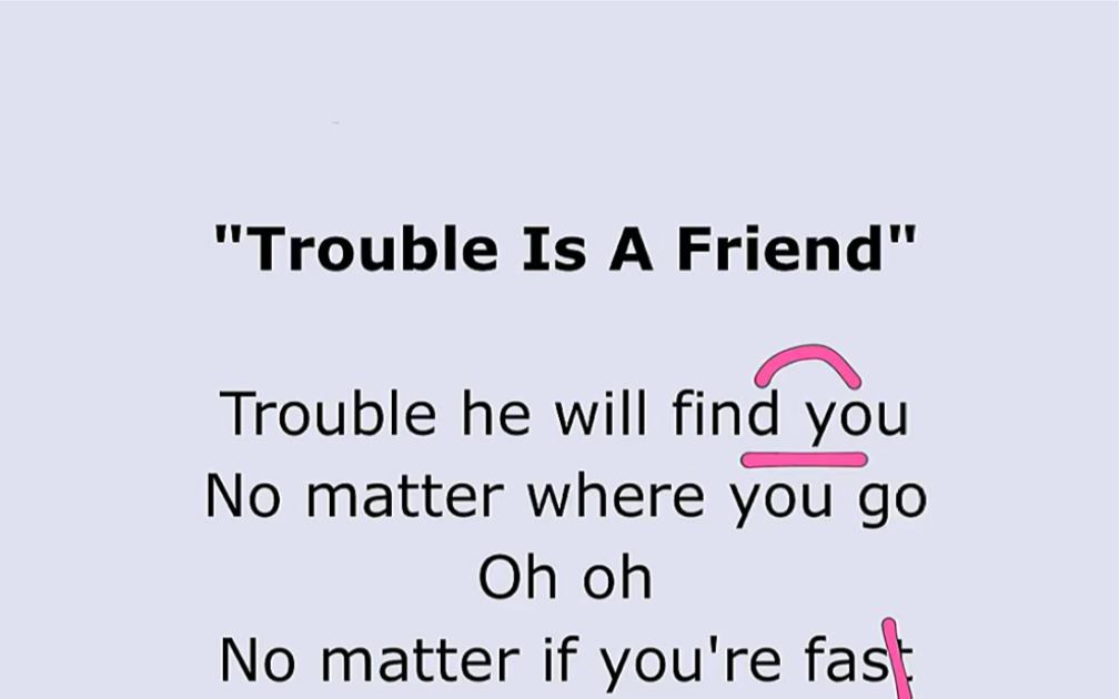 [图]最近好多粉絲寶寶讓我出這個教程《trouble is a friend》來啦！