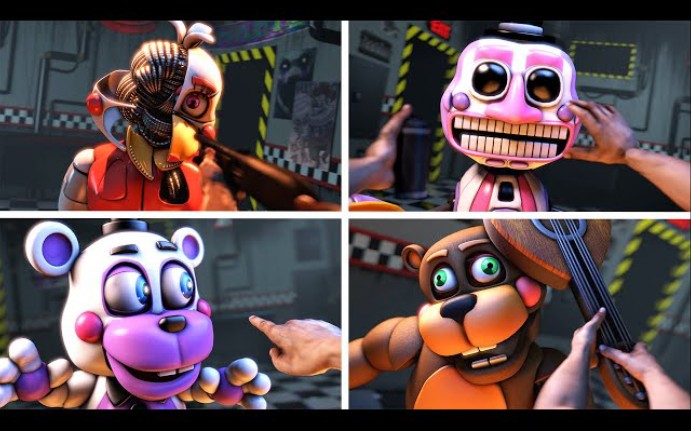 [sfm fnaf]保安还击6代特别玩具跳杀_哔哩哔哩 (゜-゜)つロ 干杯