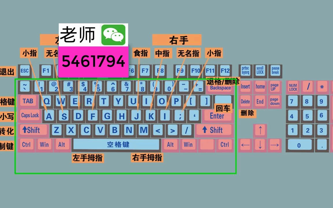 零基础学电脑打字,快速学会键盘打字,适合初学者学习