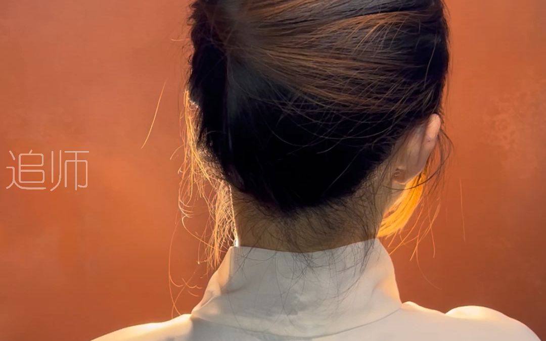 发量多的长发姐妹都给我学会这个单螺髻!吵架都不带输的