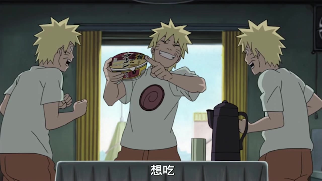 火影忍者:鸣人的快乐真的很简单,买到了限定拉面,就能开心的像个孩子