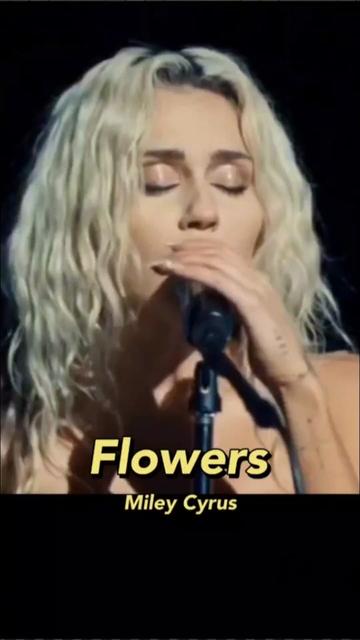 flowers miley cyrus