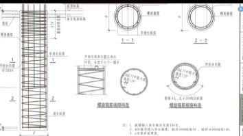 零基础学识图之灌注桩螺旋箍筋端部的构造要求#建筑识图#钢筋翻样#工程造价哔哩哔哩bilibili