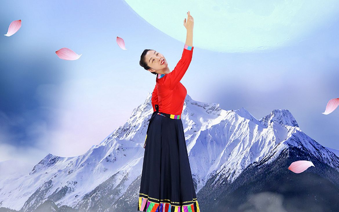 糖豆广场舞课堂圣洁与你同在藏族舞一看就会