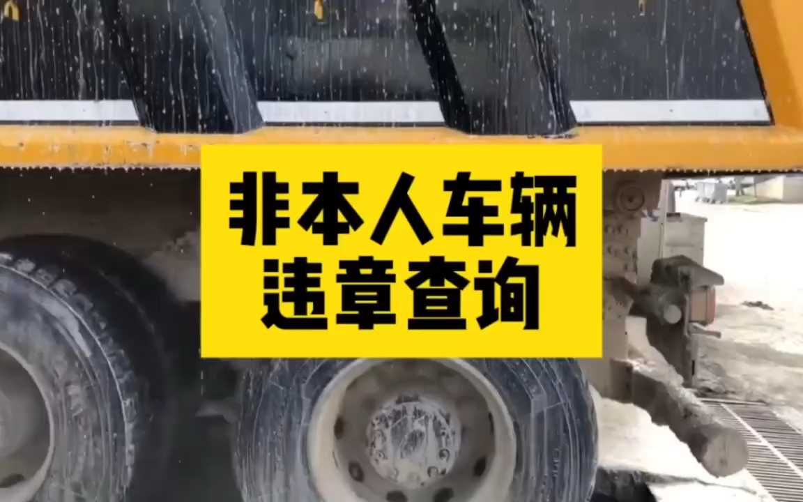 非本人车辆怎么查违章?不是自己的车可以查违章吗?哔哩哔哩bilibili