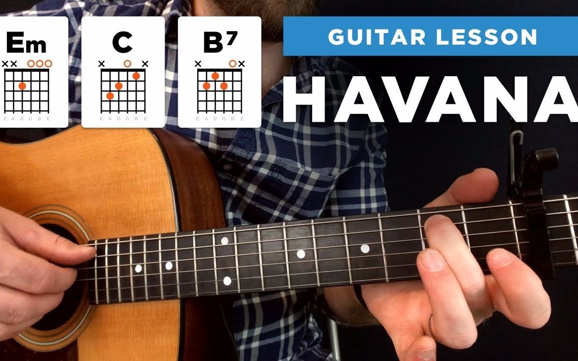 【song notes】havana 简易吉他教程