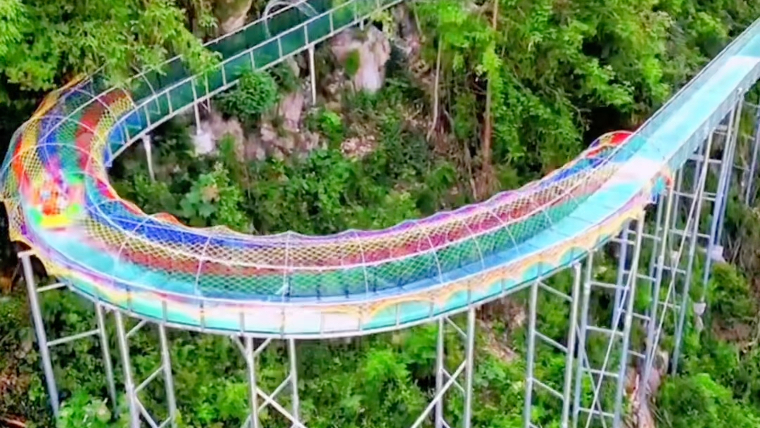 目前景区最火爆的项目是什么#玻璃水滑道厂家#玻璃漂流厂家