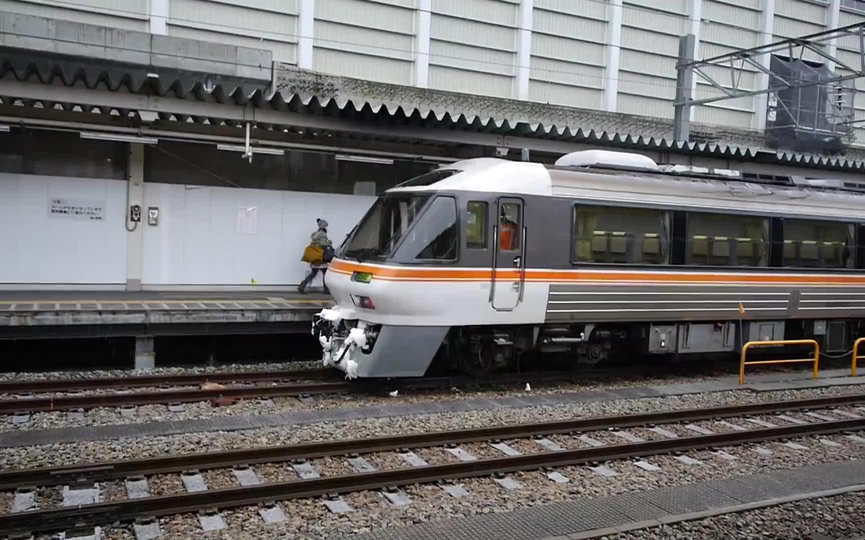 jr西日本 特急サンダーバード26号 (683系運行) 超広角車窓 進行左側