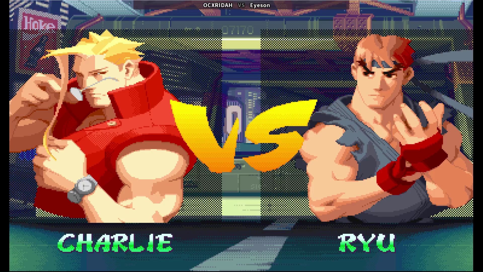 [图]少年街霸2 OCXRIDAH（美国） VS Eyeson（中国）（新Fightcade2平台流畅对战）2020.07.03