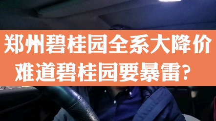 开年郑州碧桂园全系大降价,难道碧桂园也暴雷?哔哩哔哩bilibili