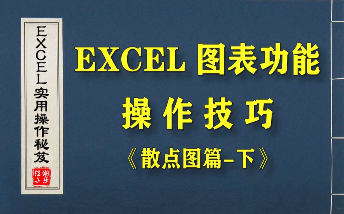 EXCEL实用操作秘笈(之)图表功能操作技巧《散点图篇下》哔哩哔哩bilibili