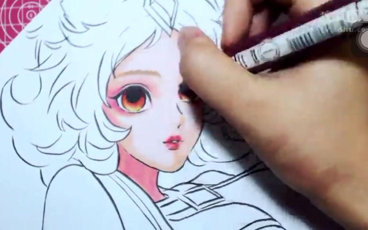 马克笔妲己,嗯这个姐姐真厉害