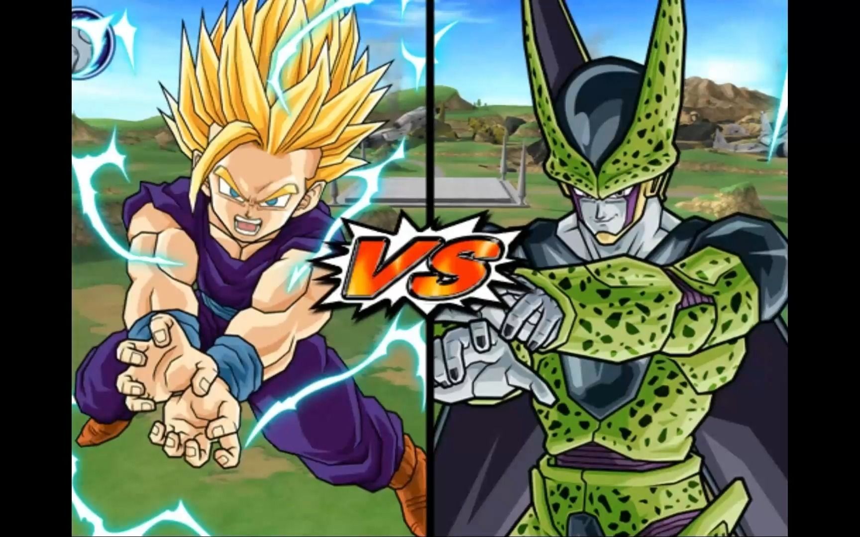 孙悟饭vs沙鲁与魔人布欧