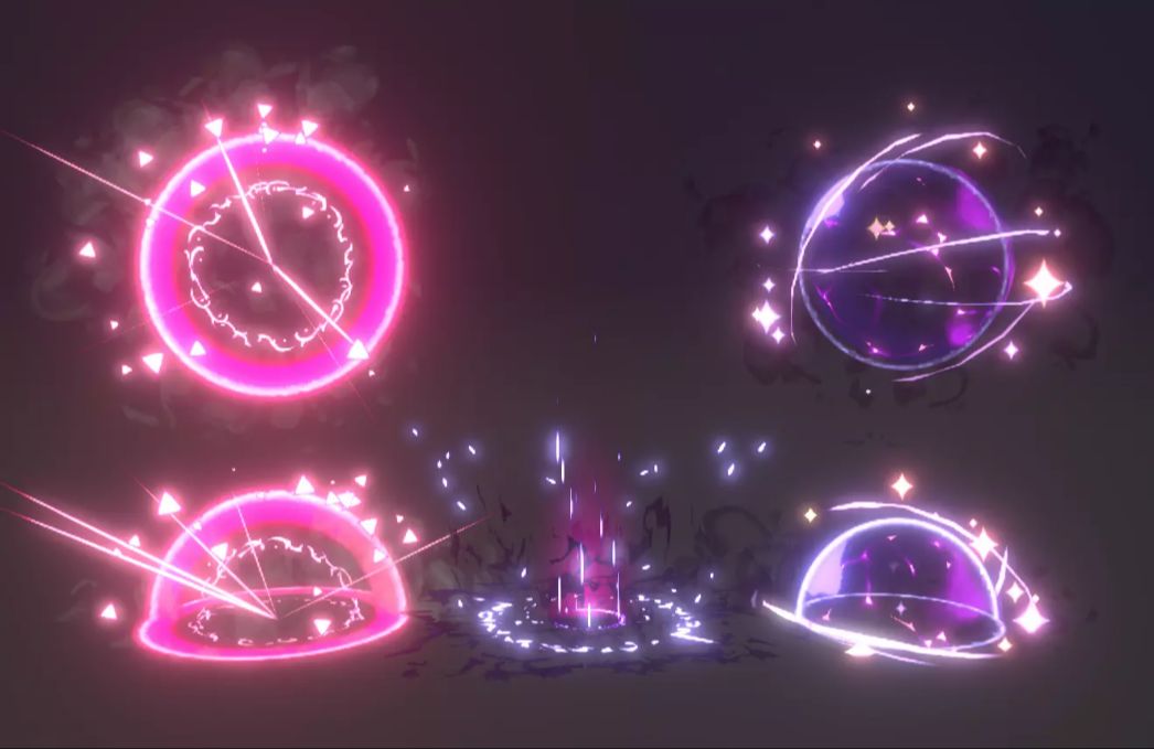 unity3d卡通风格化魔法特效合集分享