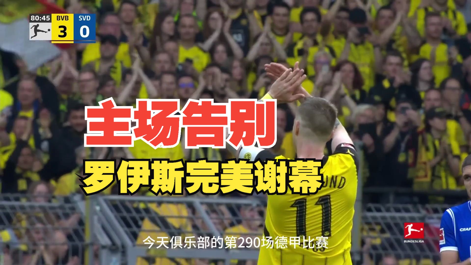 春风若有怜花意,可否许我再少年——(罗伊斯多特蒙德完美谢幕)