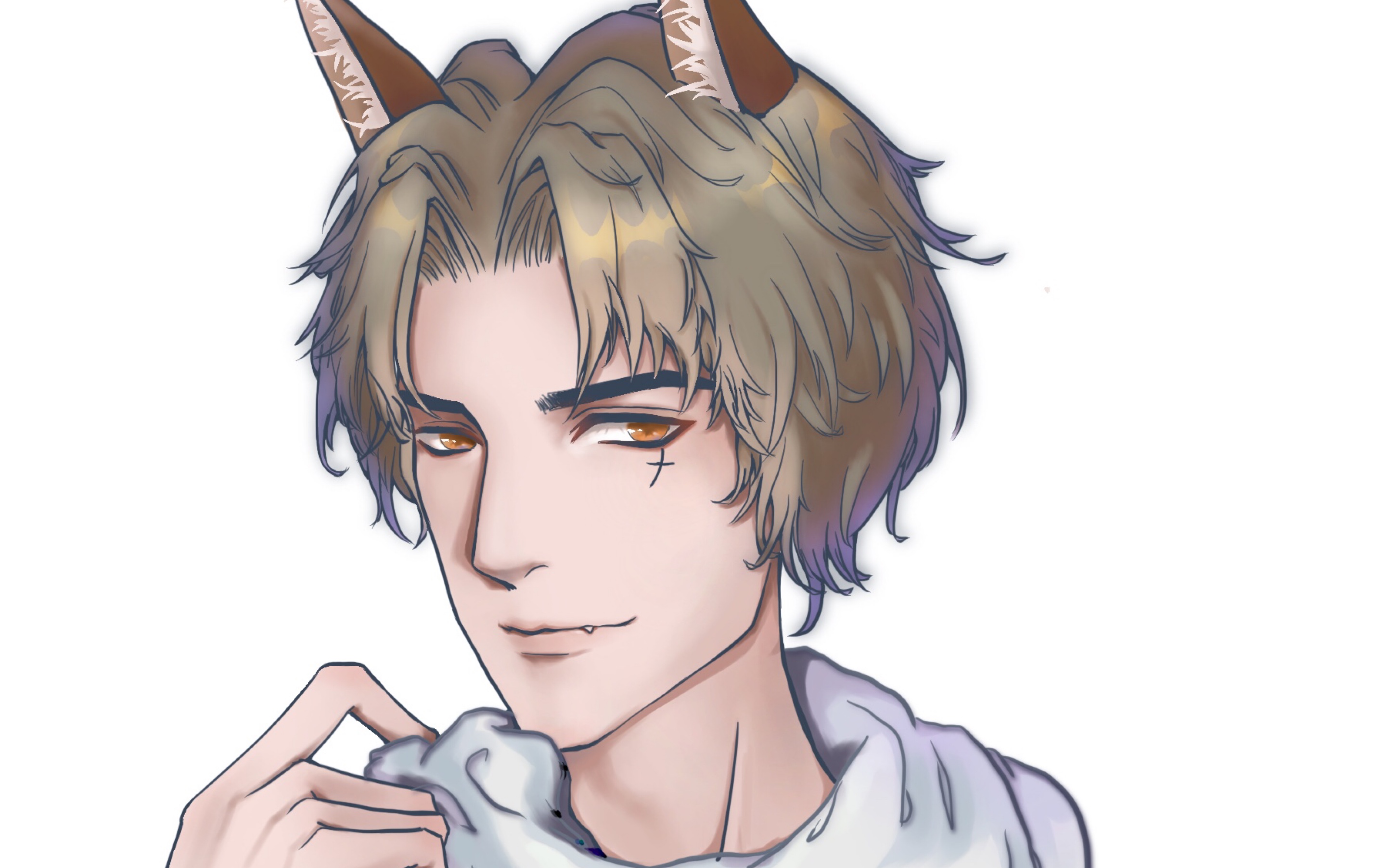 procreate捷克狼犬拟人绘画过程