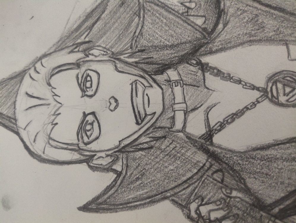 侧看和从下面看没什么问题,正看飞段直接脸部错位