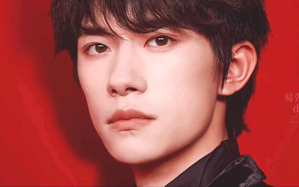 易烊千玺纯舔颜脸部特写