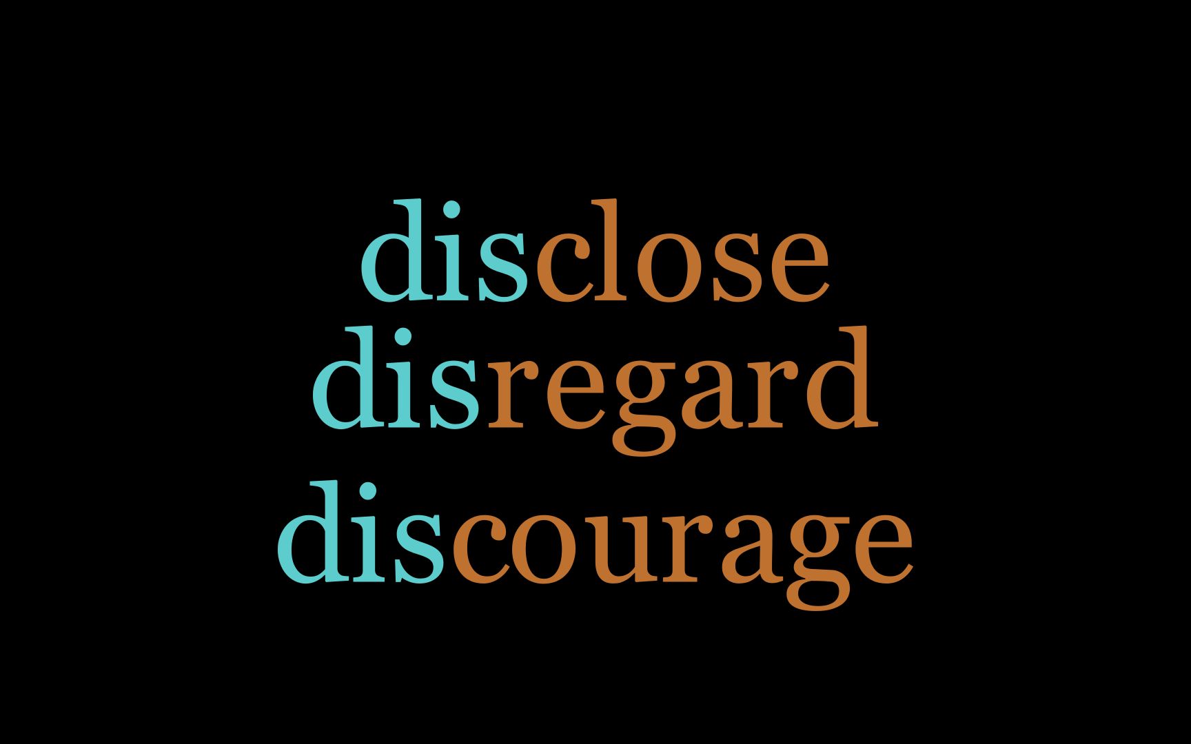 .39、考研四六级单词——disclose、disregard、discourage哔哩哔哩bilibili