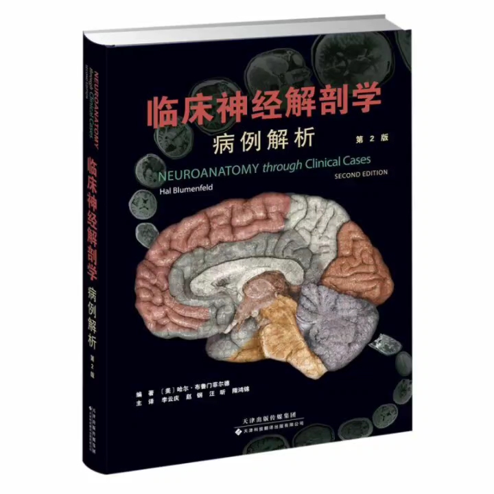 [图]临床神经解剖学病例解析 第2版_李云庆，赵钢，汪昕，隋鸿锦主译2021年（彩图）高清版PDF