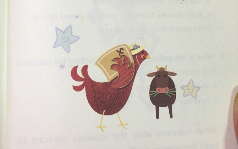 [图]哪里有什么坐享其成 英语朗读68 The Little Red Hen