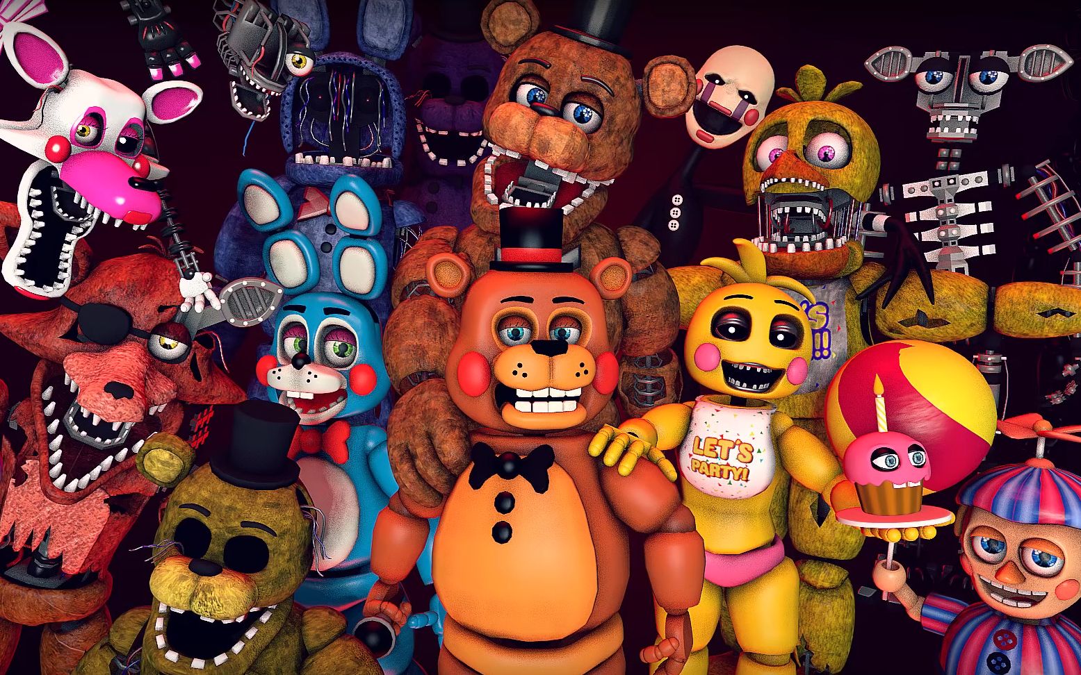 玩具熊的五夜后宫【无解说】第一期_哔哩哔哩 (゜-゜)つロ 干杯~-bili