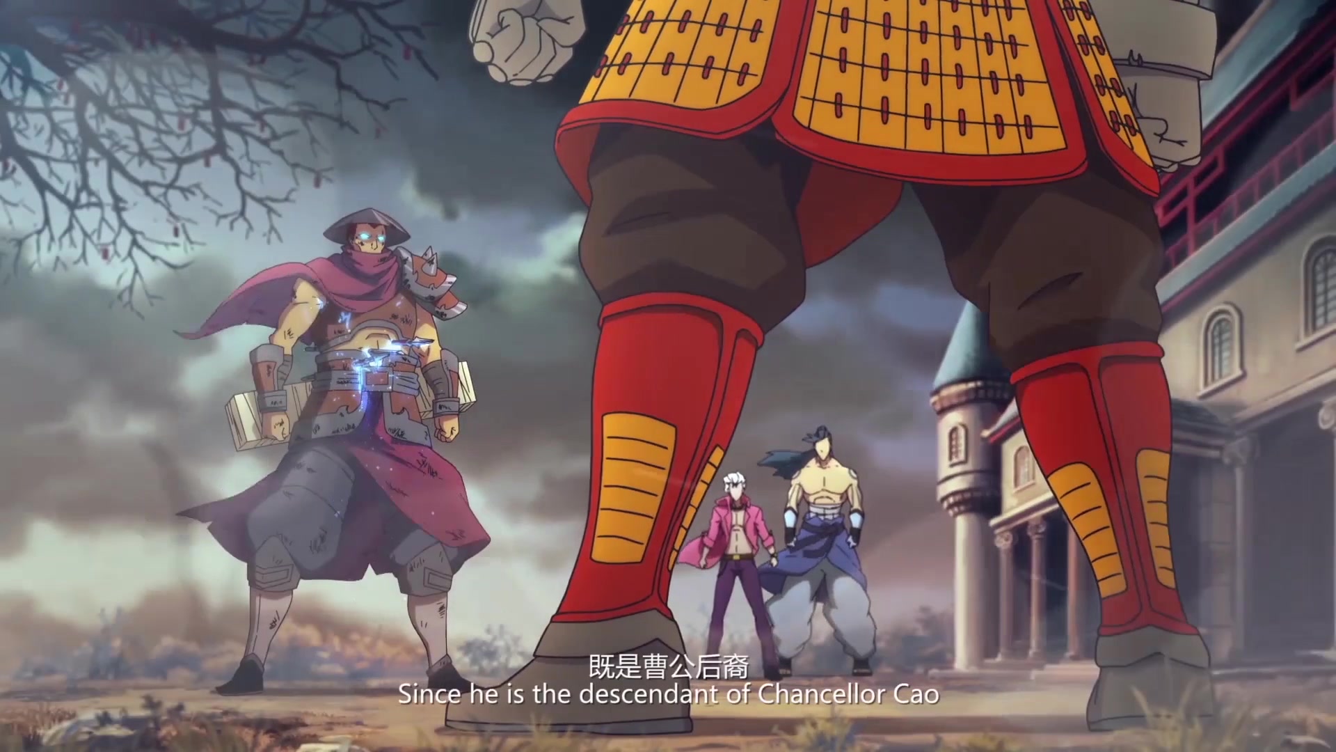 古之恶来典韦当世虎痴许褚虎贲双雄愿为曹家赴汤蹈火在所不辞