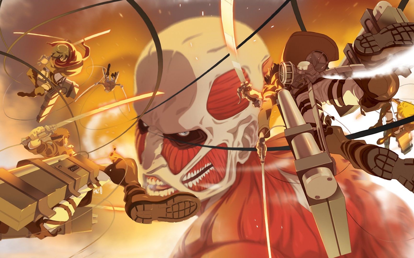 zbrush进击巨人超大型巨人贝尔托特高雕刻模制作教程zbrush教程