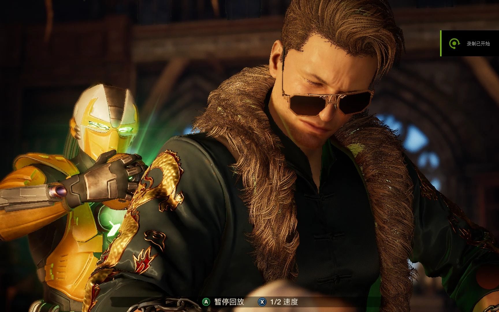 真人快打1 线上对战强尼凯奇,他也太爱凹了吧