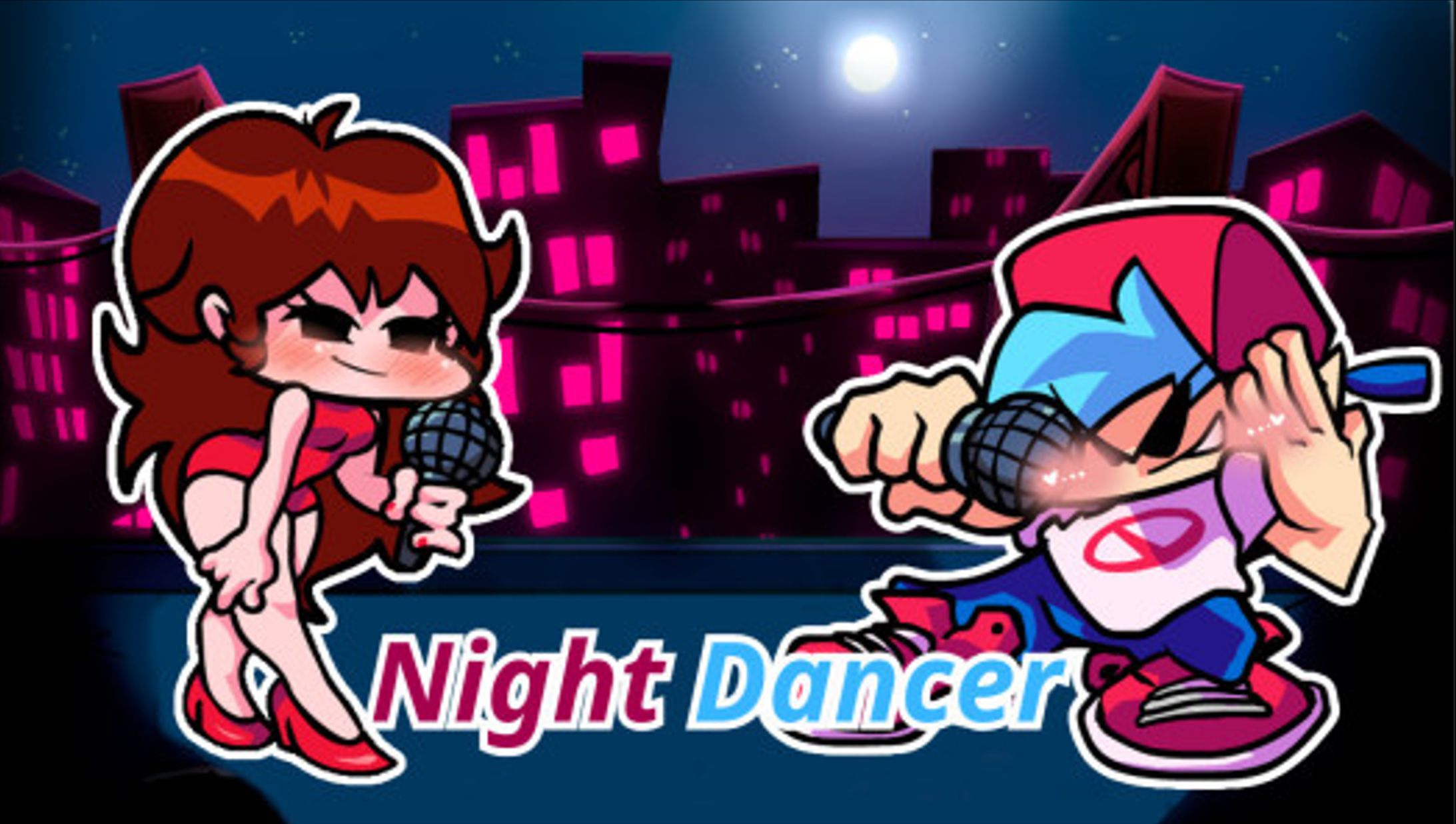 [图]【FNF优质模组】调音非常好的Night Dance 由BF和GF演唱