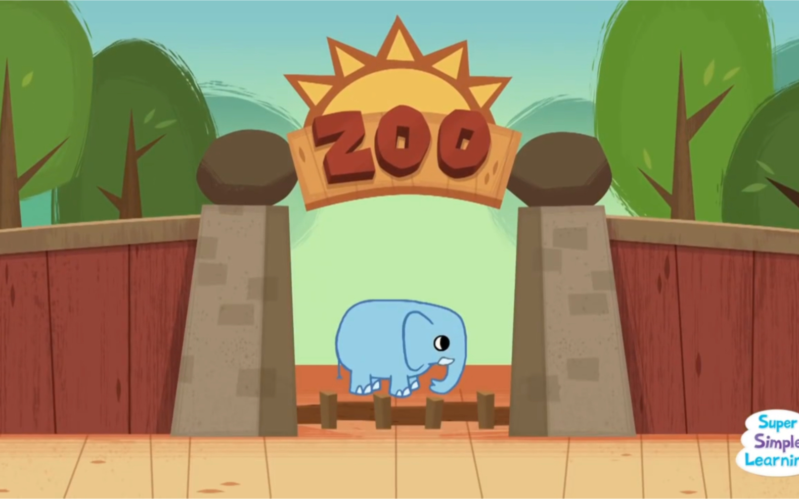 [图][SSS儿歌 185集全] 021 Let's go to the zoo #Super simple song儿歌 sss经典英文儿歌 启蒙早教