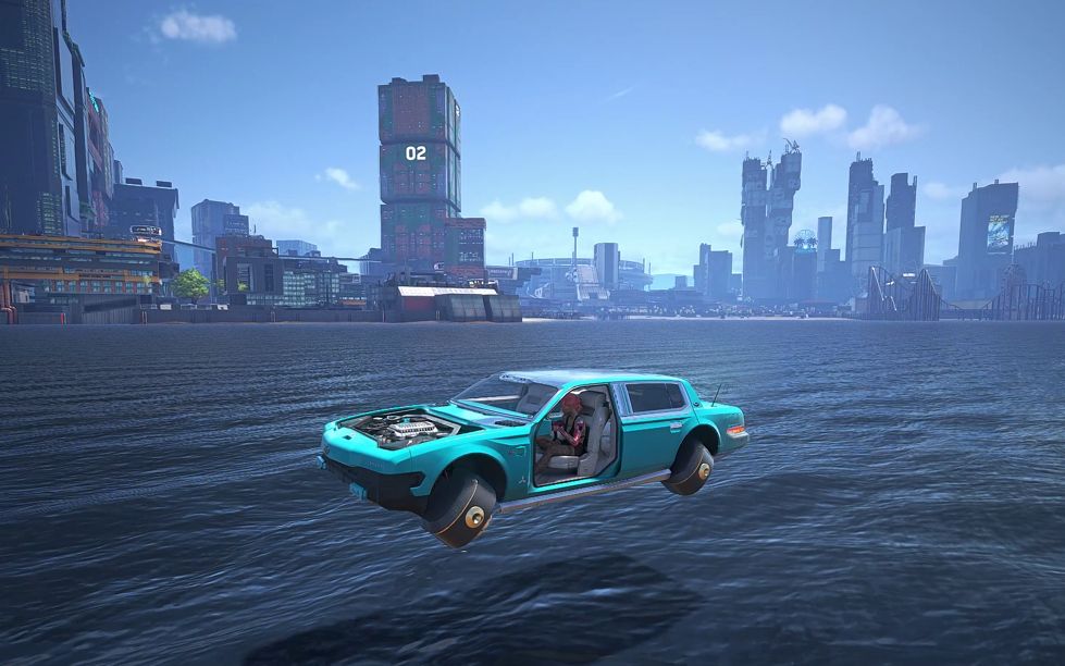 赛博朋克2077 夜之城最快浮空车 1048km/h 飞出边境 梦开始的地方