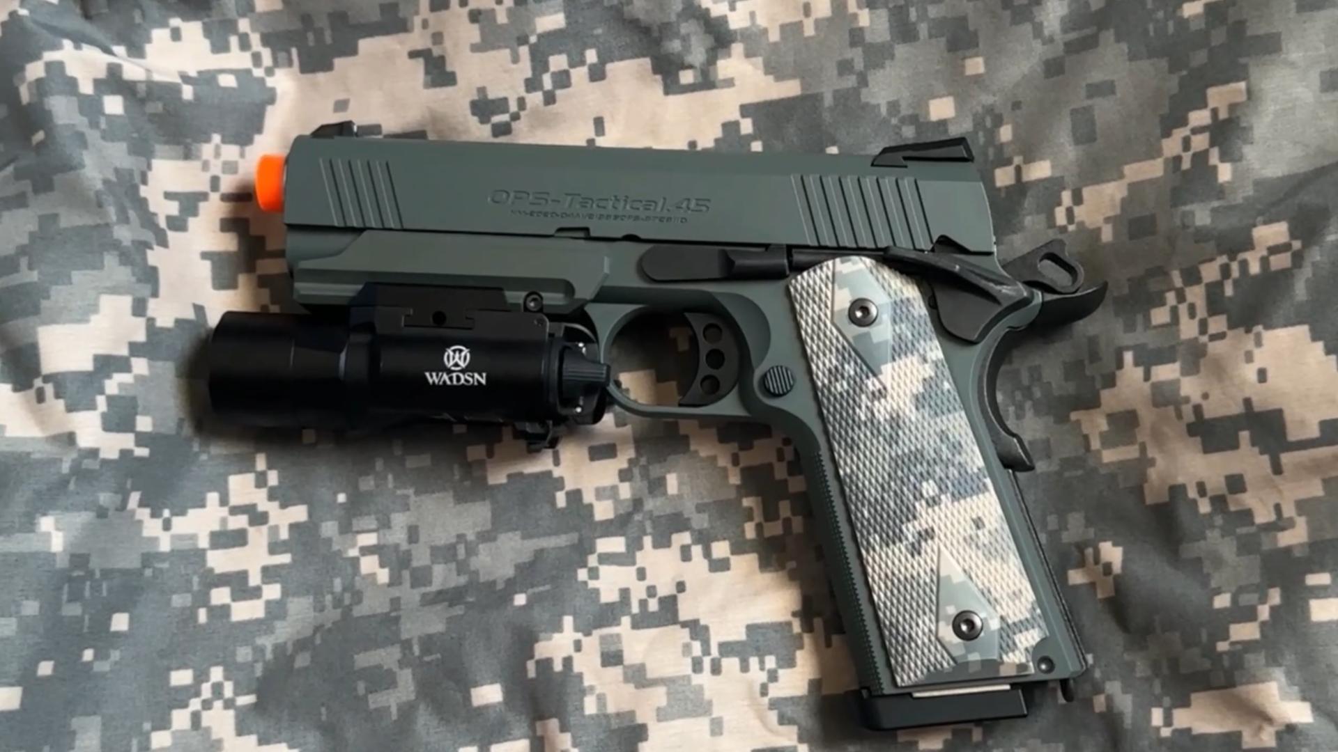 马路易 foliage warrior 1911 gbb玩具开箱测评