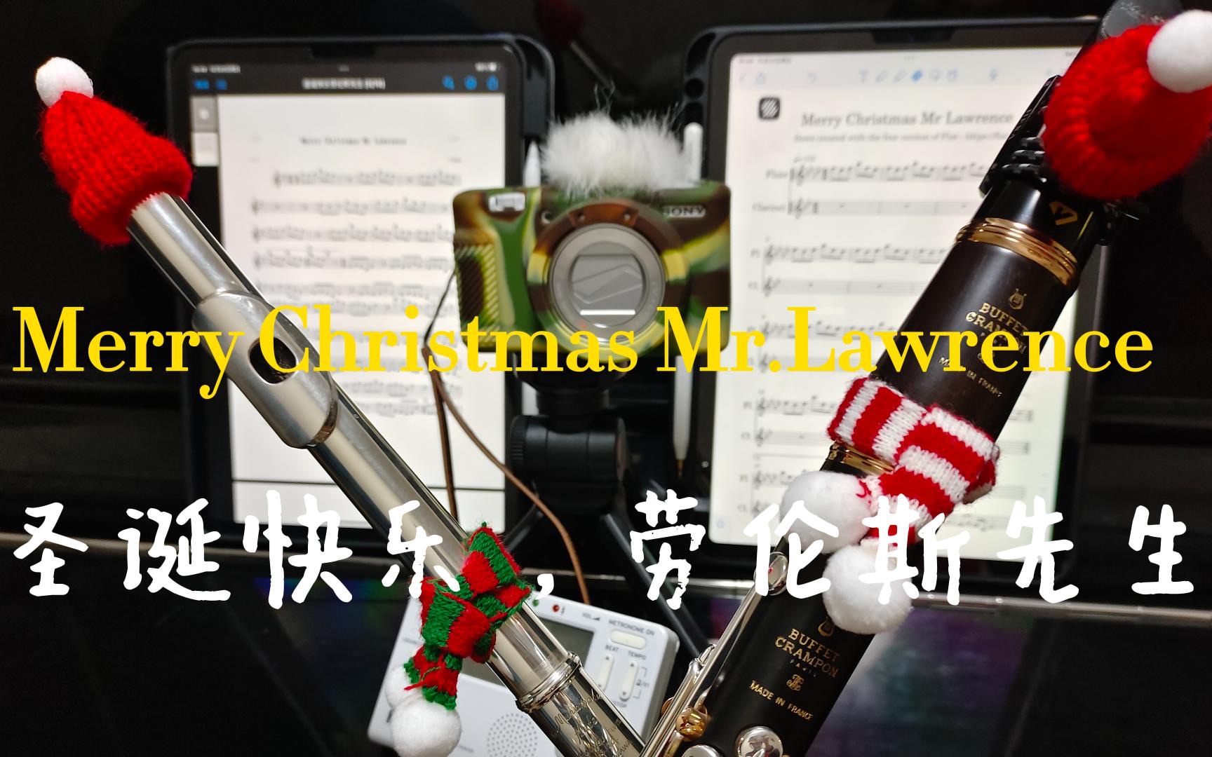 圣诞快乐,劳伦斯先生 Merry Christmas Mr.Lawernce 长笛单簧管合奏哔哩哔哩bilibili