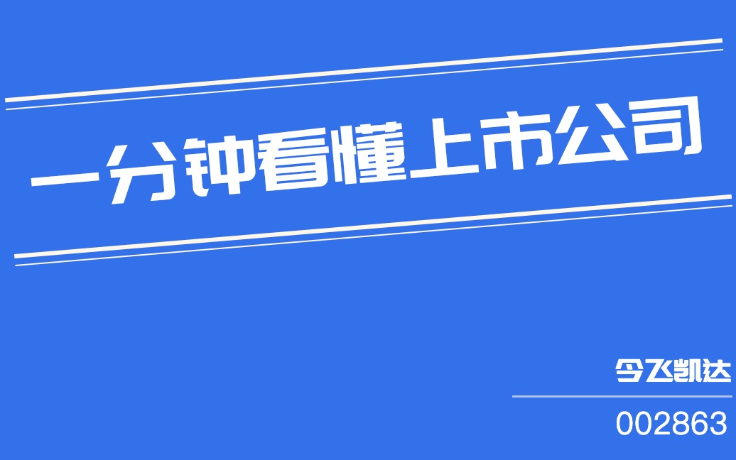 今飞凯达(002863)哔哩哔哩bilibili