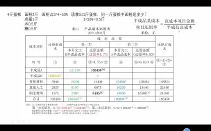 Download Video: 10.2.5综合结转分步法下成本还原（二）