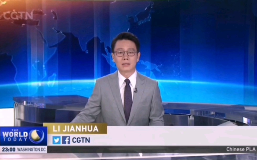 [图]CGTN主播上新 李建华登上8月9日bjt11:00《THE WORLD TODAY》