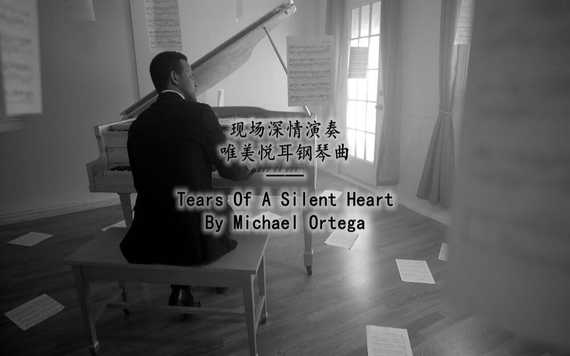 [图]【现场深情演奏唯美钢琴曲】Tears Of A Silent Heart By Michael Ortega