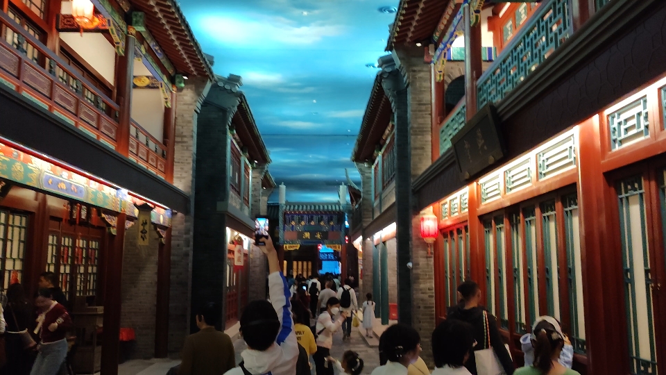 扬州大运河博物馆大运河街肆景象