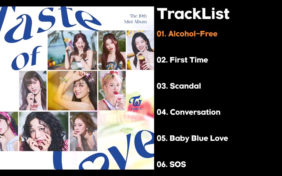 twice新专tasteoflove全专收录曲公开