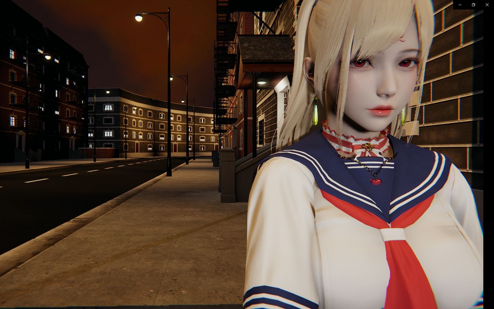 【千本樱game version/hs2】黑夜舞者jk制服小姐姐来